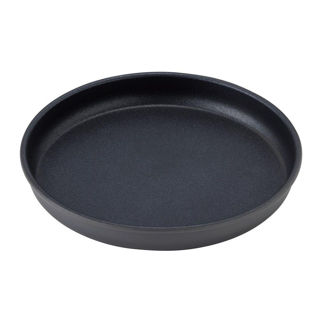 Round black baking pan from the Soto Navigator Frying Pan cook set for easy cooking