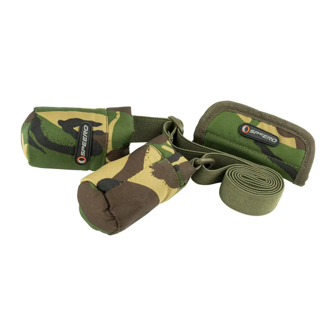 Camouflage weightlifting wrist wraps with Speero Adjustable Tiptops Rod Lead Bands