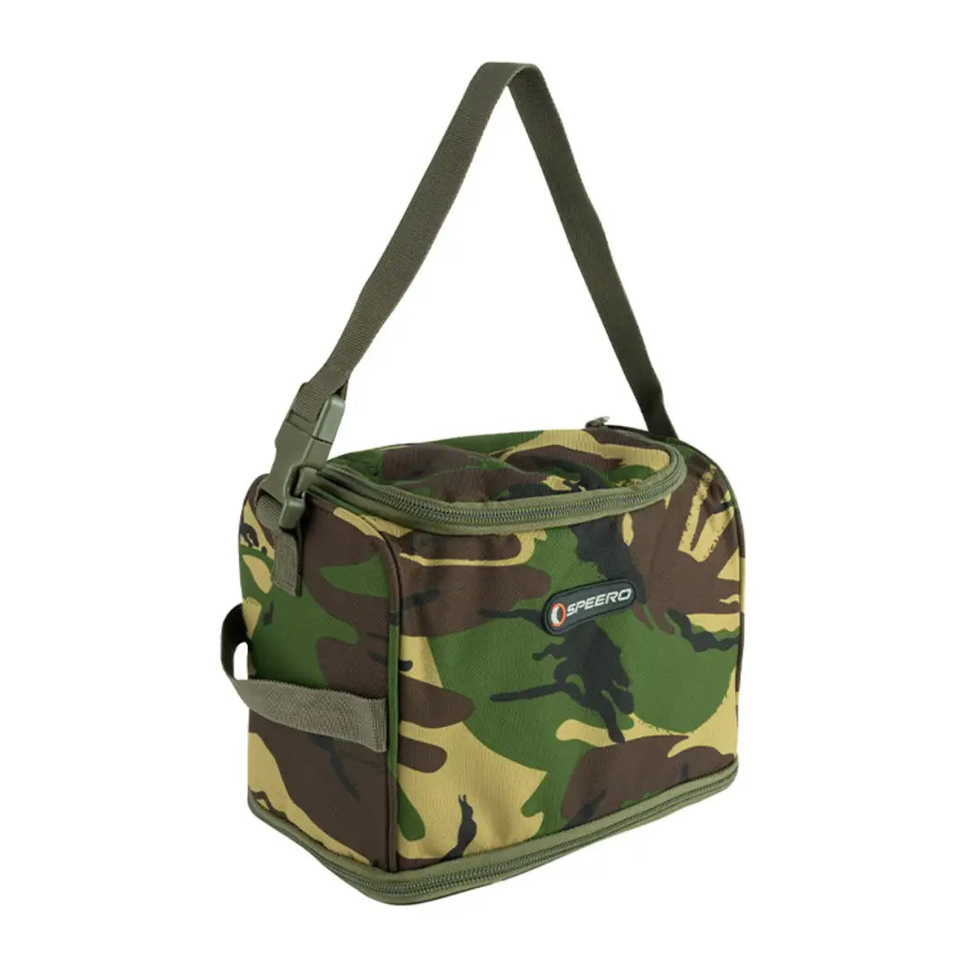 Camouflage insulated cooler bag with shoulder strap from Speero Air Dry Bag collection