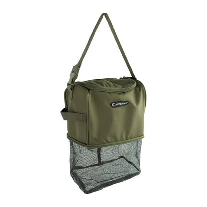 Olive green Speero Air Dry Bag with mesh bottom for easy ventilation and style