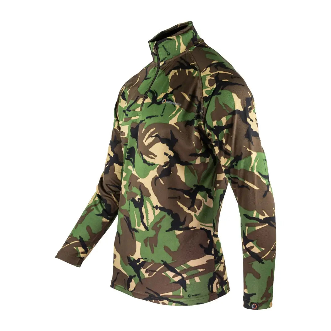 Camouflage military jacket with high collar for hunting, perfect country clothing from Speero Armour