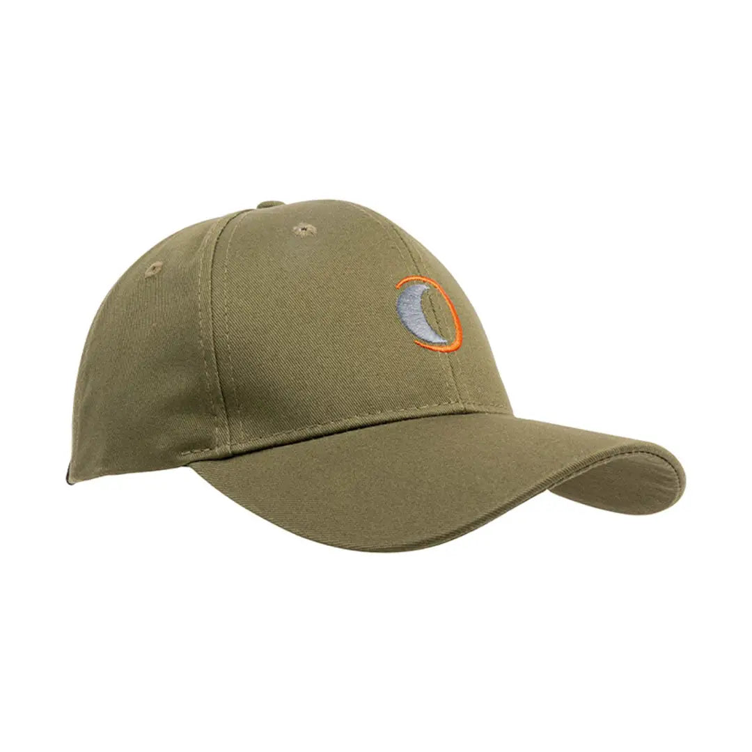 Olive green Speero Baseball Cap with logo, perfect for country clothing and outdoors