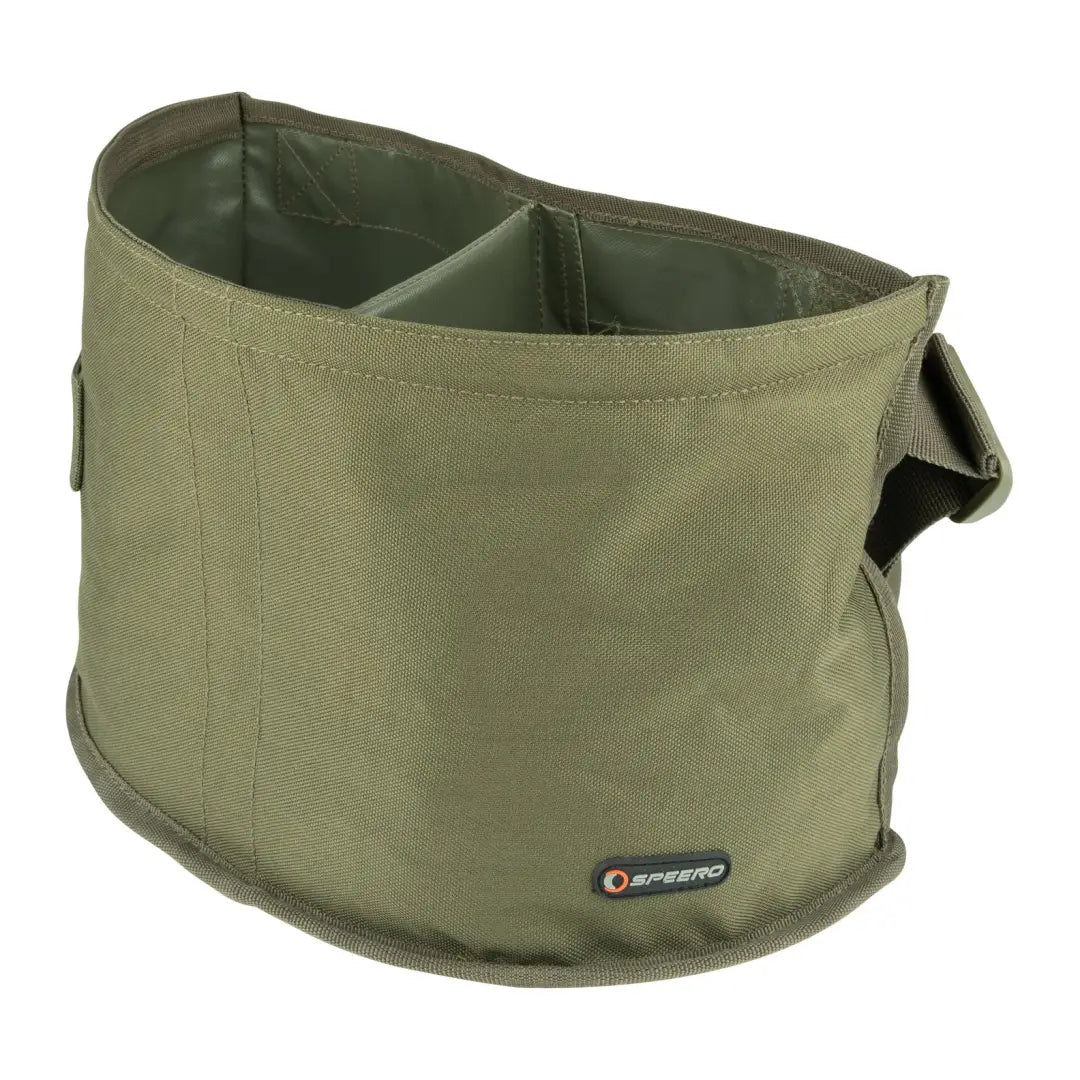 Olive green Speero Boilie Caddy with compartments and handle for easy storage