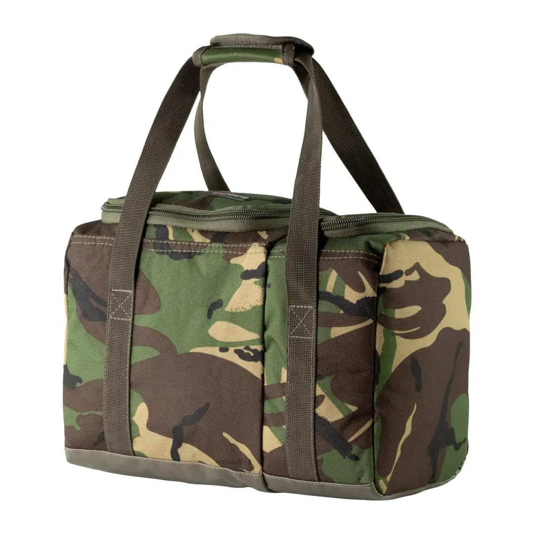 Camouflage-patterned Speero Brew Kit Bag with handles and straps for all your adventures