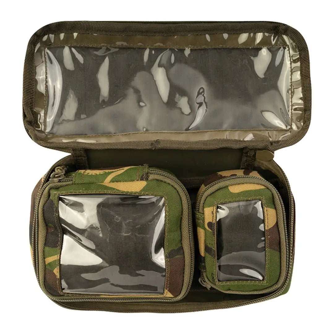 Camouflage Speero Clear View Pouches Kit with clear plastic compartments for easy access