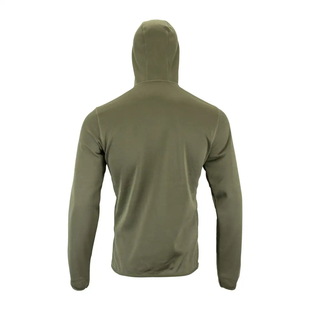 Olive green back view of the Speero Merga Hoodie showcasing its stylish design