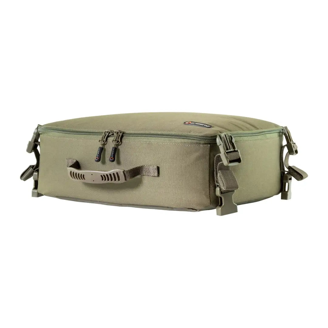 Olive green Speero Modular Clip On Cool Bag with handles and zippers for easy travel