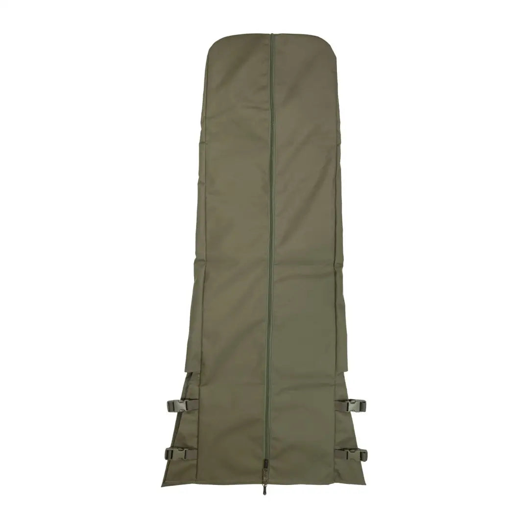 Olive green Speero Quiver System Hood rifle case with straps and zipper for country clothing