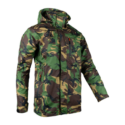 Camouflage hooded jacket, perfect for weather conditions, the Sirius Tech-Lite Jacket