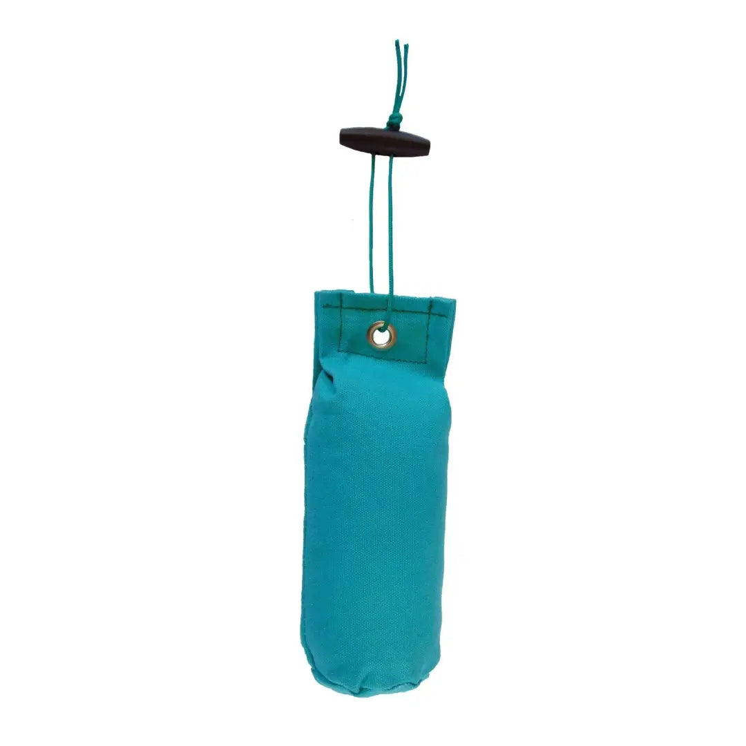 Teal drawstring pouch for the Sporting Saint Flight Dummy bag