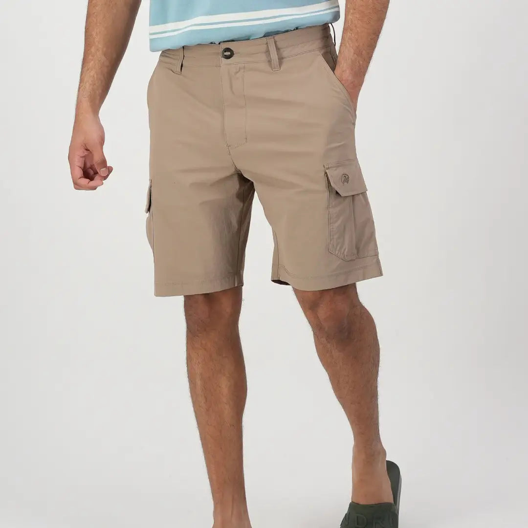 Beige Swanndri Lawson Walk Shorts, perfect for country clothing and outdoor adventures