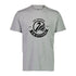 Gray Swanndri Original V2 Printed Tee with black logo, perfect for country clothing and outdoors