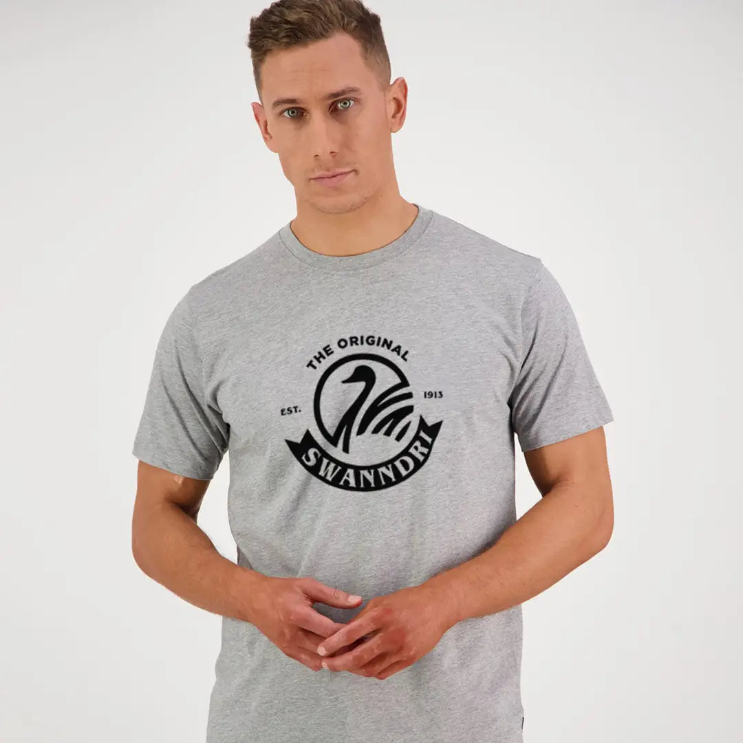 Gray t-shirt with The Original Savannah logo, perfect for country clothing and outdoors