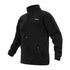 Black Swazi Doughroaster Fleece pullover jacket with half-zip and stand-up collar