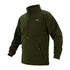 Dark green Swazi Doughroaster Fleece pullover with half-zip and side pocket