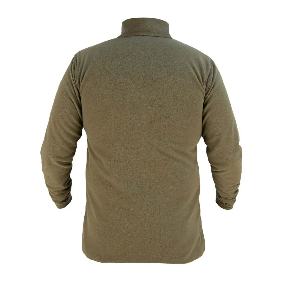 Olive green long-sleeved turtleneck Swazi Micro Shirt perfect for stylish layering