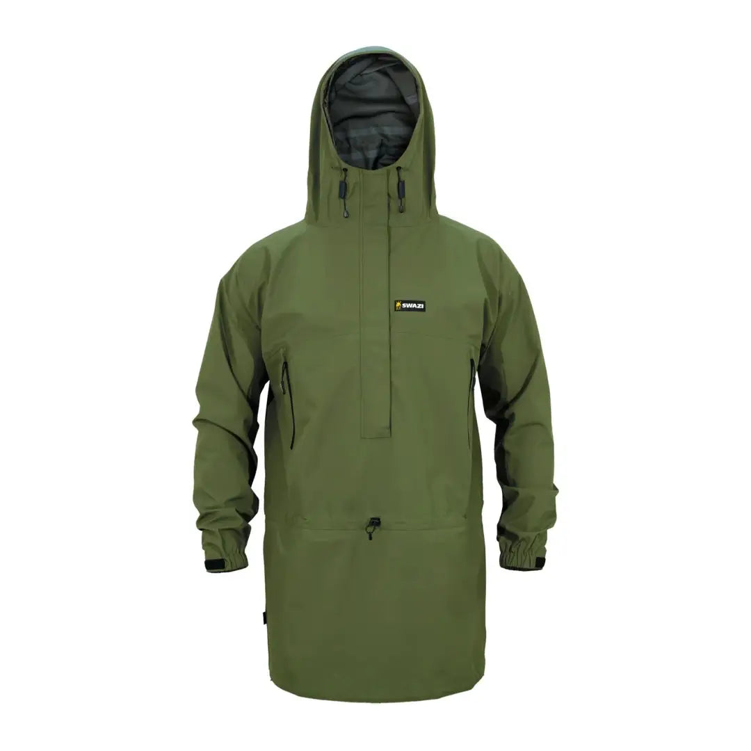 Olive green Swazi Tahr Ultralight Jacket with 20k waterproof and breathability rating