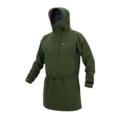 Green Swazi Tahr XP Smock, perfect wet weather jacket with coat-length design