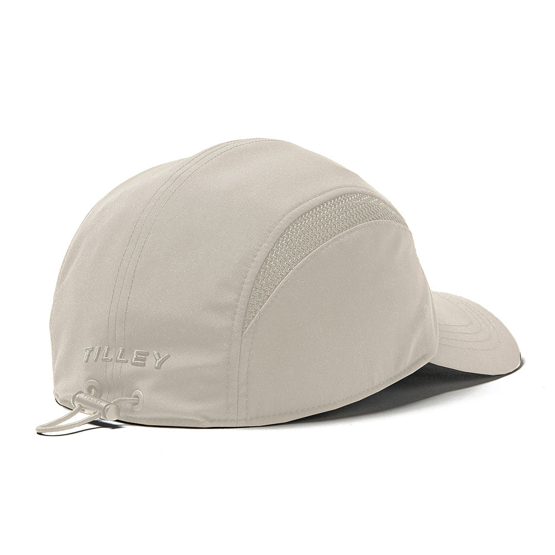 Beige Tilley Airflo Cap perfect for running and outdoor adventures