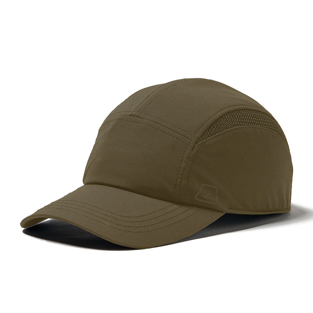 Olive green Tilley Airflo Cap, perfect for outdoor adventures and keeping cool