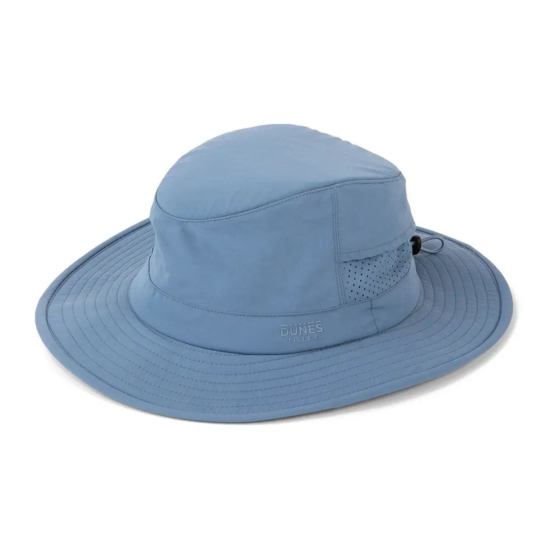 Light blue Tilley Dunes Explorer Hat with ventilation mesh for ultimate sun protection