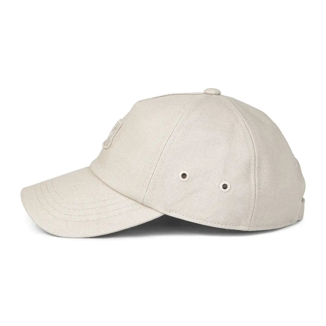 Beige Tilley Heritage Cap featuring a stylish curved brim for casual wear