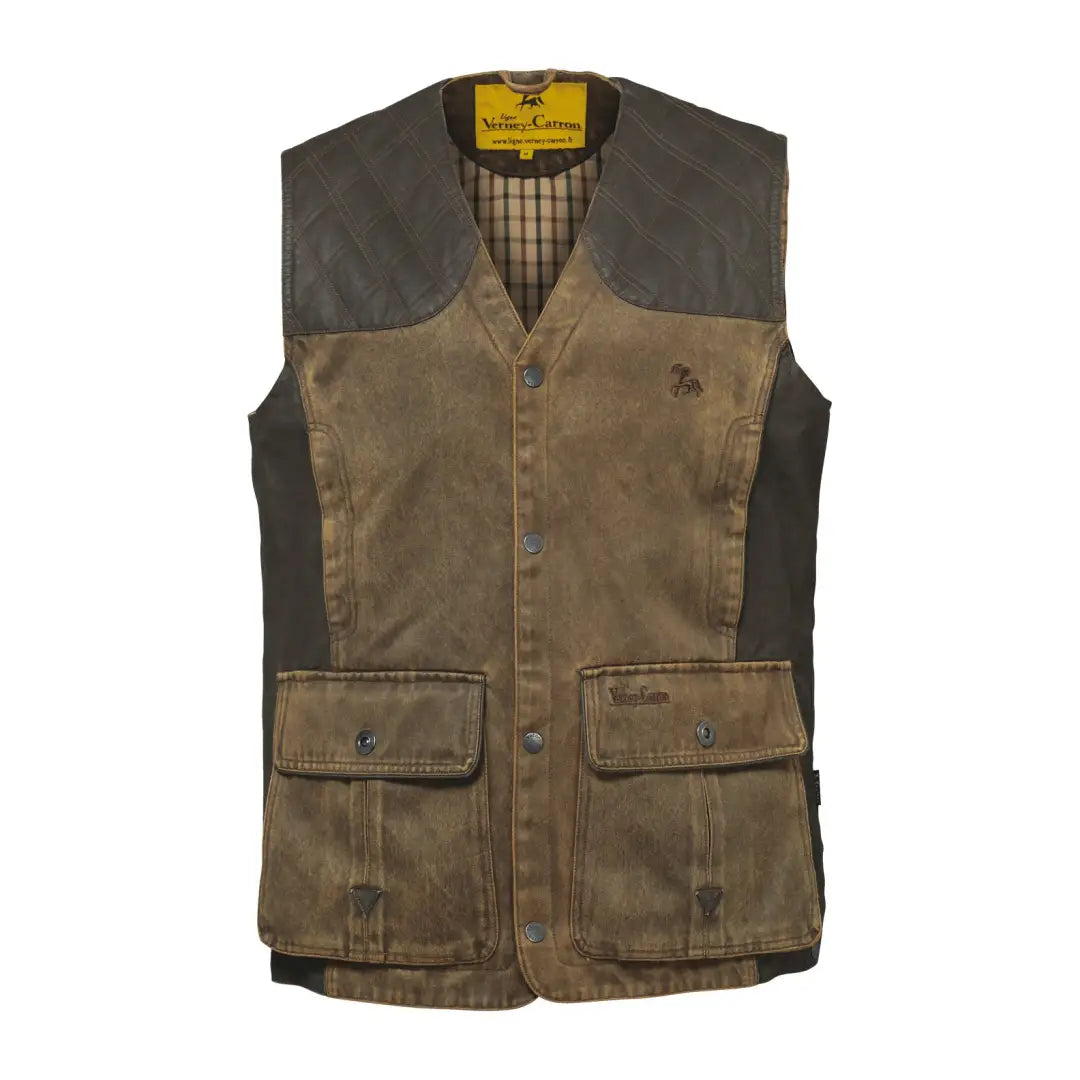 Rugged Verney Carron Fox Evo Original Vest with pockets and stylish shoulder panels