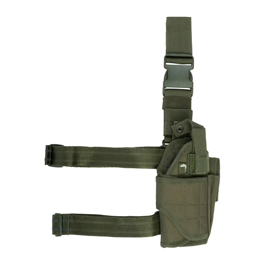 Military olive green Viper Adjustable Holster with adjustable straps for tactical use