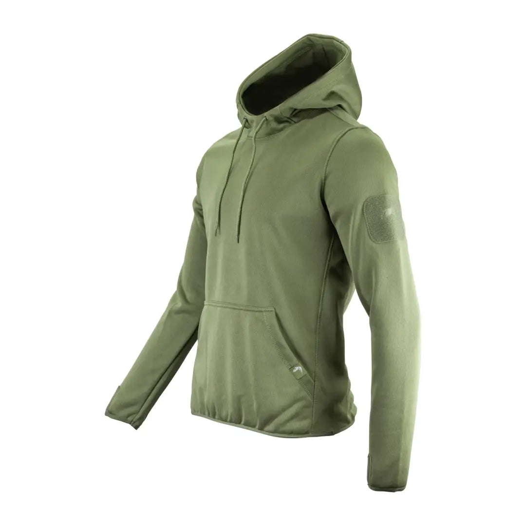 Olive green Viper Armour Hoodie made of ribtech bonded fleece with a front pocket