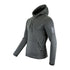 Gray Viper Armour Hoodie with long sleeves and front pocket in Ribtech bonded fleece