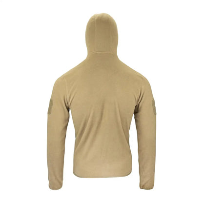 Tan Viper Fleece Hoodie with full face covering for cozy warmth and style