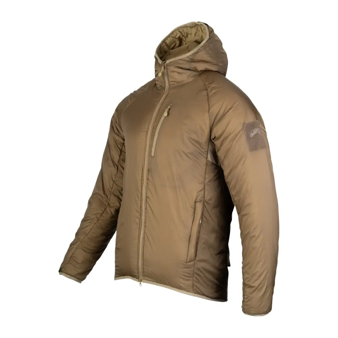 Tan Viper Frontier Jacket with front zipper, perfect for fast-changing climates