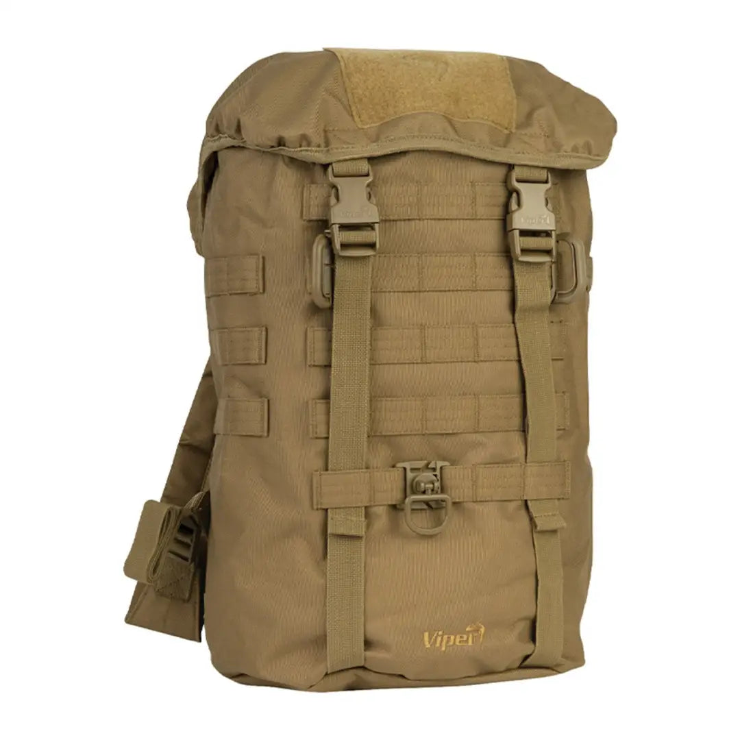 Tan Viper Garrison Pack with straps and pouches for all your gear needs