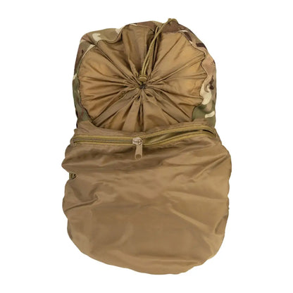 Tan compression sack with drawstring for the Viper Garrison Pack. Perfect for gear storage