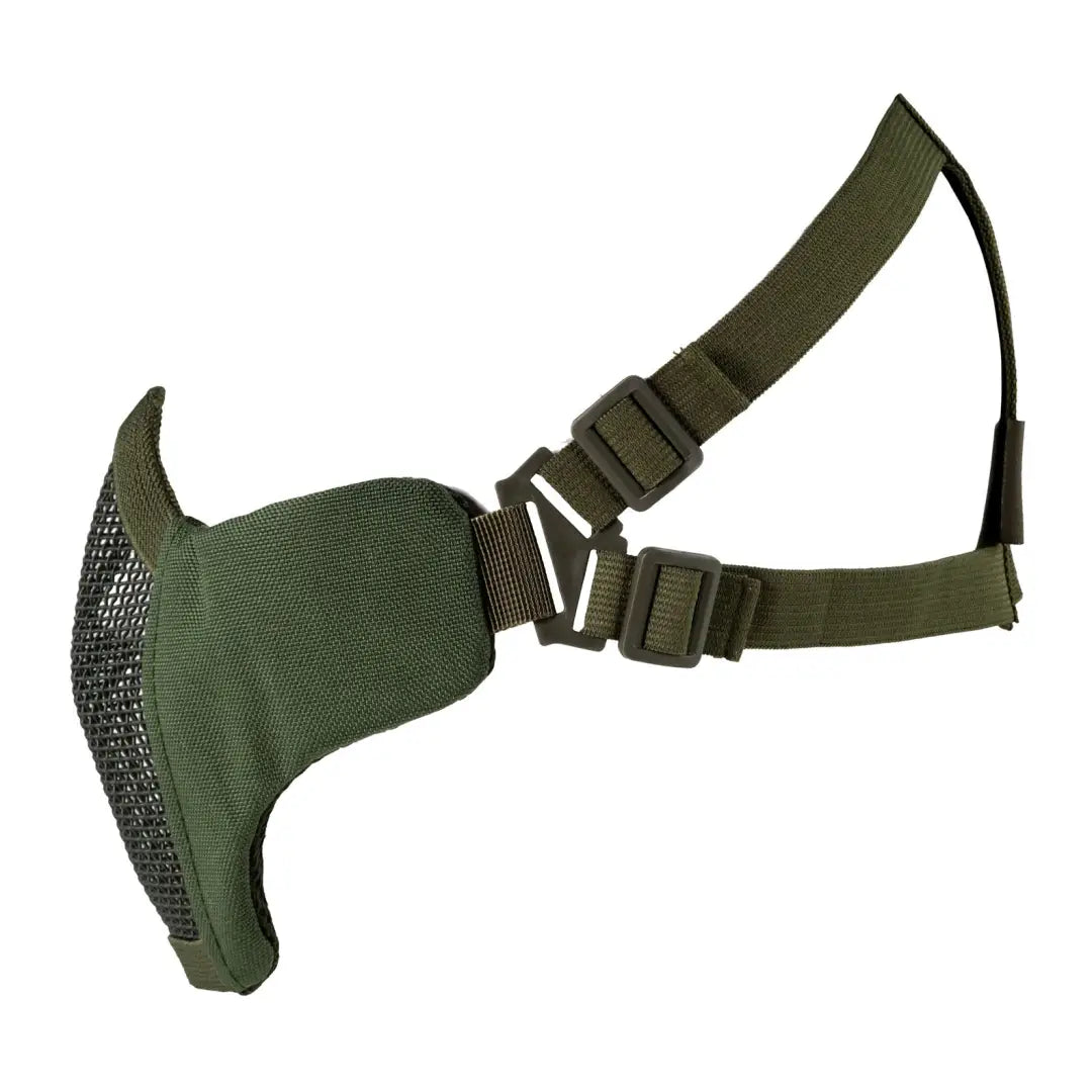 Olive green Viper Gen2 Crossteel Face Mask with adjustable straps for tactical use