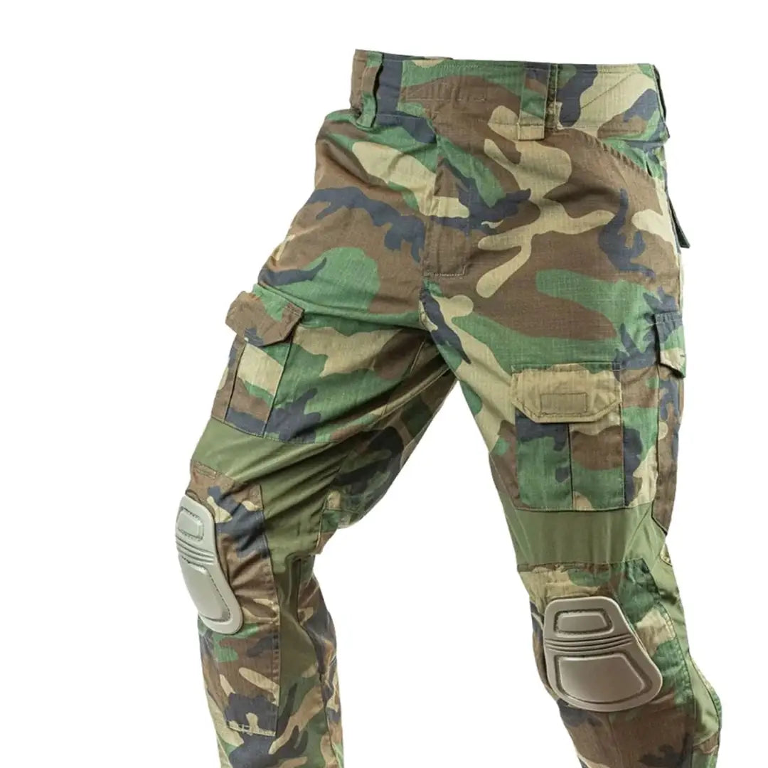 Camouflage Viper Gen2 Elite Trousers with knee pads and cargo pockets for toughness