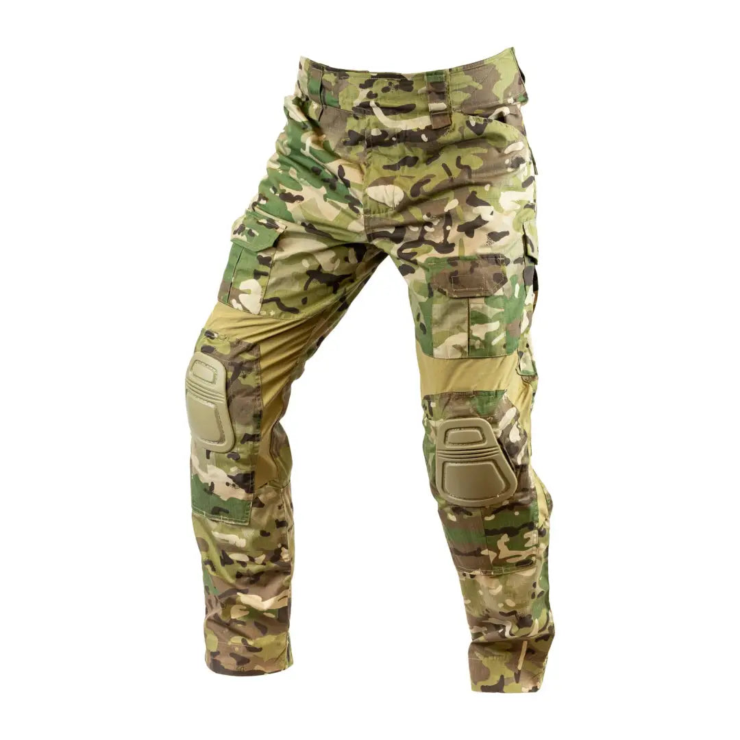 Military camouflage Viper Gen2 Elite Trousers with reinforced knee pads for durability