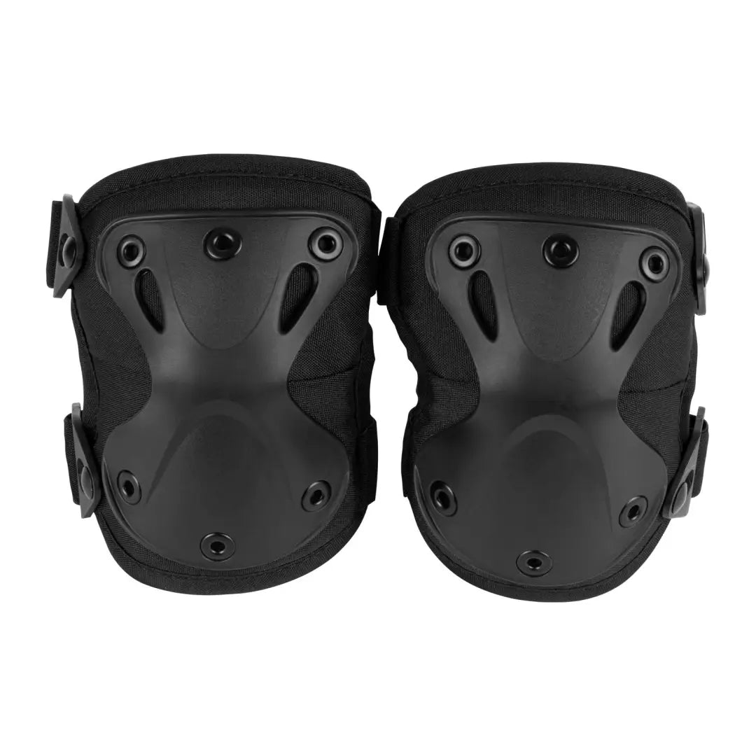 Black Viper Hard Shell Knee Pads with adjustable straps for ultimate protection