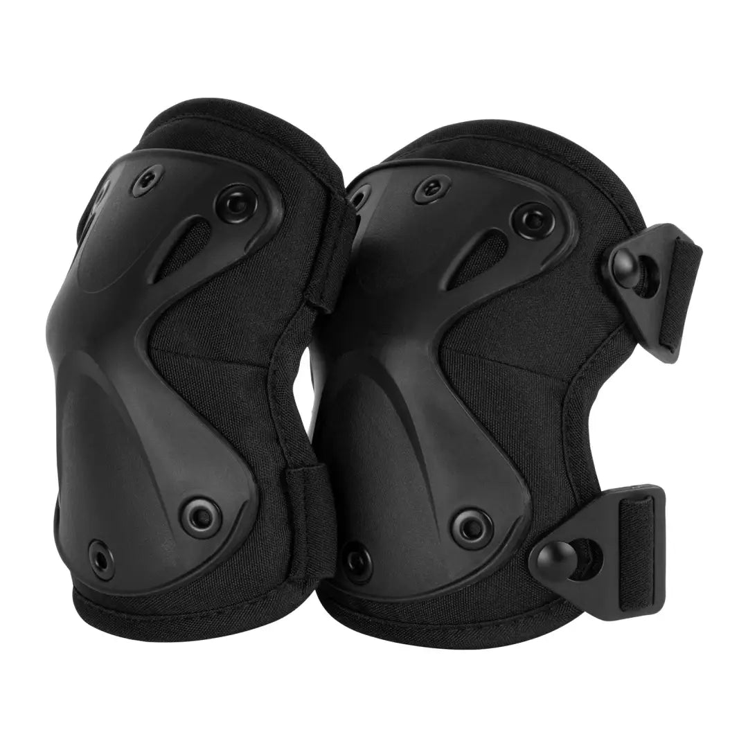 Black Viper Hard Shell Knee Pads with adjustable straps for ultimate protection