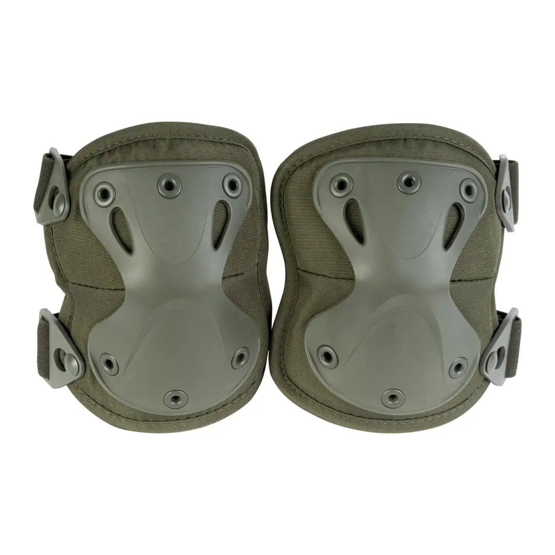 Olive green Viper Hard Shell Knee Pads for ultimate knee protection and comfort