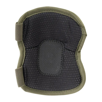 Tactical elbow pad features black mesh and olive green trim for Viper Hard Shell Knee Pads