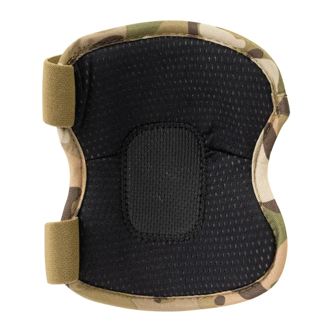 Tactical elbow pad with black center and camo edges for Viper Hard Shell Knee Pads