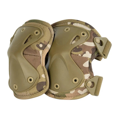 Camouflage Viper Hard Shell Knee Pads with adjustable straps for all your adventures