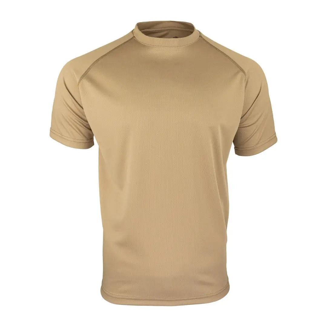 Beige short-sleeved Viper Mesh-Tech T-Shirt with a comfy crew neck style