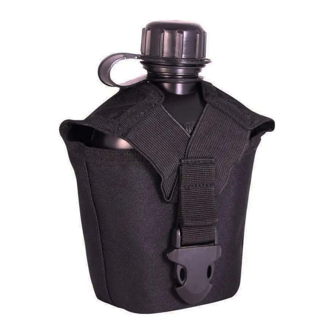 Military-style canteen with black cover and cap from Viper Modular Water Bottle