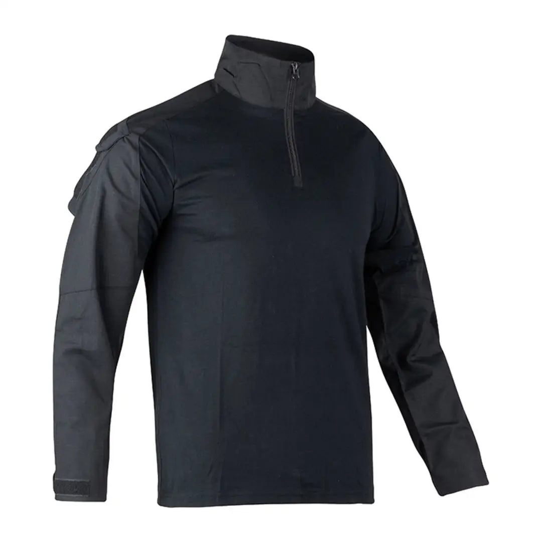 Black Viper Special Ops Shirt with high collar and front zipper for tactical style