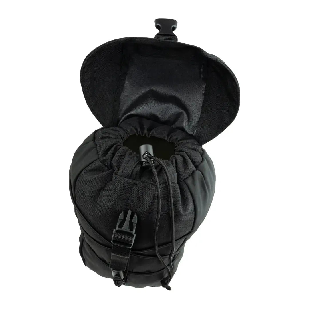 Black padded Viper Stuffa Pouch camera lens case with drawstring and hinged lid