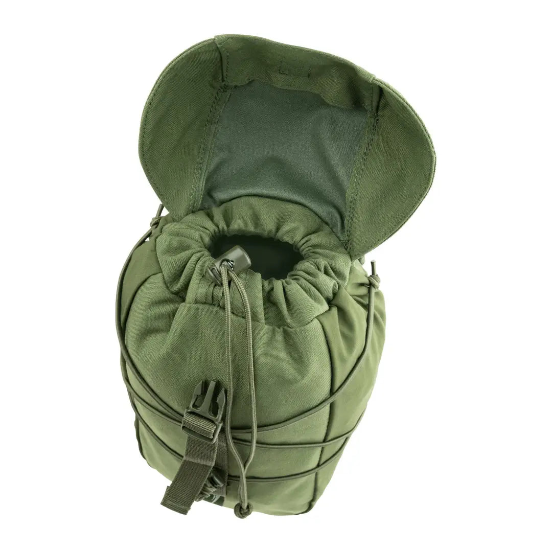 Military green Viper Stuffa Pouch backpack with padded straps and drawstring closure