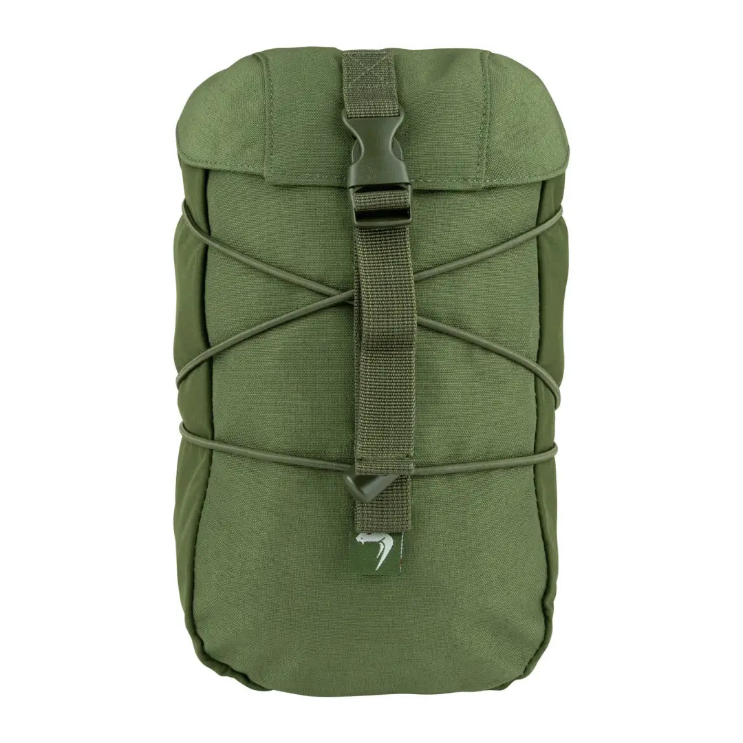 Military olive green Viper Stuffa Pouch with adjustable straps and buckle closure