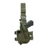 Olive green Viper Tactical Leg Holster perfect for left handed handgun carry